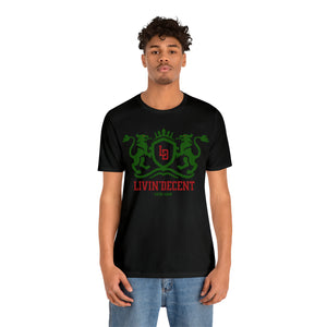 Unisex Jersey Short Sleeve Regal green/red