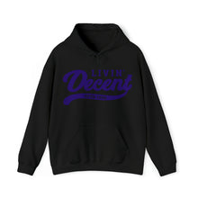 Load image into Gallery viewer, Unisex Hoodie Purple Print