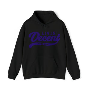 Unisex Hoodie Purple Print