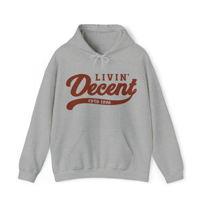 Unisex Hoodie Orange Print