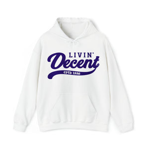 Unisex Hoodie Purple Print