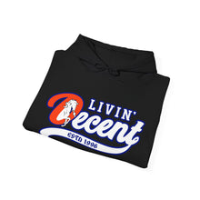 Load image into Gallery viewer, Livin' Decent/Year Of The Horse White print Hoodie