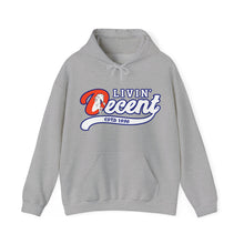 Load image into Gallery viewer, Livin' Decent/Year Of The Horse White print Hoodie