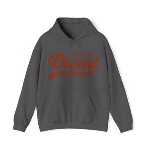 Unisex Hoodie Orange Print