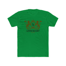 Load image into Gallery viewer, Livin' Decent Crest T‑Shirt — Vintage Heraldic Logo Tee