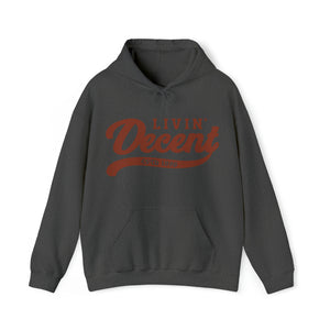 Unisex Hoodie Orange Print