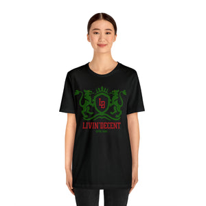 Unisex Jersey Short Sleeve Regal green/red