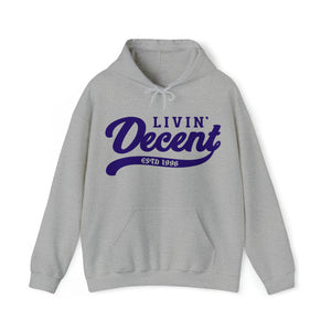 Unisex Hoodie Purple Print