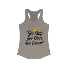 Load image into Gallery viewer, Women&#39;s YOLO Tank w/ black print