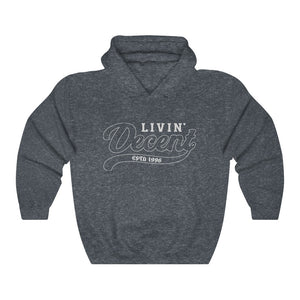 Unisex Hoodie Silver Outline Print