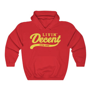 Unisex Hoodie Yellow Print