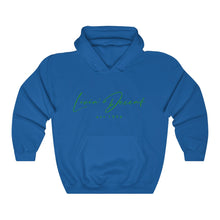 Load image into Gallery viewer, Unisex Hoodie LD signature Kelly Green Print