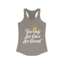 Load image into Gallery viewer, Women&#39;s YOLO Tank w/ white print