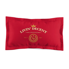 Load image into Gallery viewer, Pillow Sham Red w/ Lifestyle Print