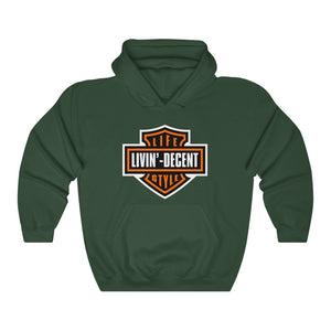 Unisex Hoodie Ridin' Decent Lifestyle Print