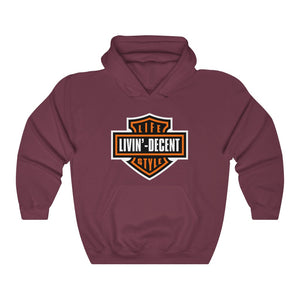 Unisex Hoodie Ridin' Decent Lifestyle Print