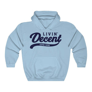 Unisex Hoodie Navy Print