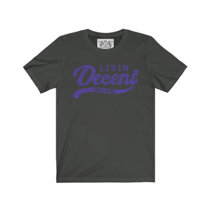 Unisex Jersey Word Cloud w/purple print