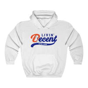 Livin' Decent/Bronco Gang Royal print Hoodie