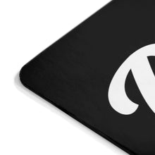 Load image into Gallery viewer, Mousepad Black w/ White Print