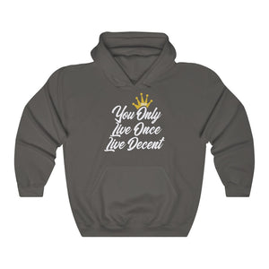 Unisex Hoodie Yolo w/white Print