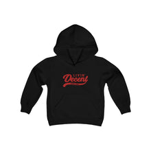 Load image into Gallery viewer, Youth Hoodie Red Print