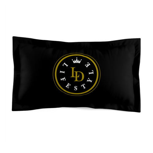 Pillow Sham Black w/ Lifestyle 2 Print