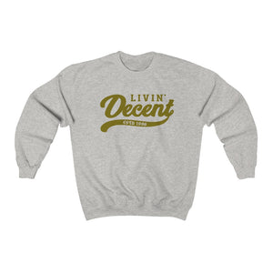 Unisex Crewneck Sweatshirt w/Gold Print