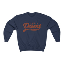 Load image into Gallery viewer, Unisex Crewneck Sweatshirt w/Orange Print