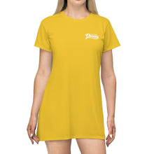 Load image into Gallery viewer, Ladies Dress Yellow w/ white print