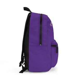 Backpack Purple w/ Lifestyle print