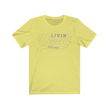 Load image into Gallery viewer, Unisex Jersey Short Sleeve Grey Outline Print