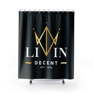 Shower Curtains V-Crown Print