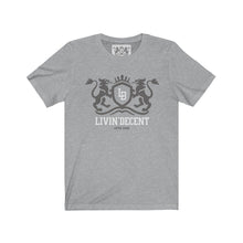 Load image into Gallery viewer, Unisex Jersey Short Sleeve Regal grey/white