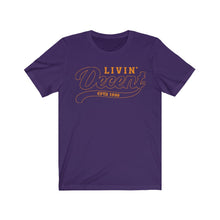 Load image into Gallery viewer, Unisex Jersey Short Sleeve Orange Outline Print