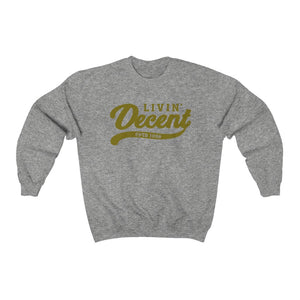 Unisex Crewneck Sweatshirt w/Gold Print