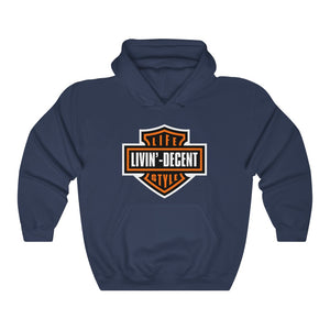 Unisex Hoodie Ridin' Decent Lifestyle Print