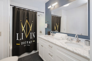 Shower Curtains V-Crown Print