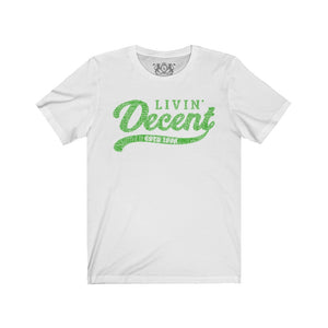 Unisex Jersey Word Cloud w/kelly green print