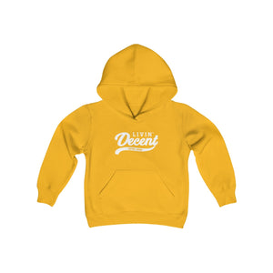 Youth Hoodie White Print