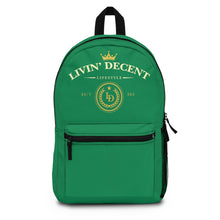 Load image into Gallery viewer, Backpack Green w/ Lifestyle print