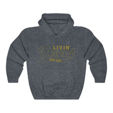 Load image into Gallery viewer, Unisex Hoodie Gold Outline Print