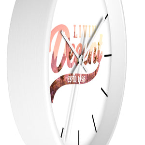 Wall Clock Los Angeles Skyline