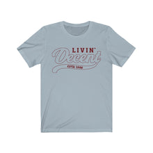 Load image into Gallery viewer, Unisex Jersey Short Sleeve Maroon Outline Print