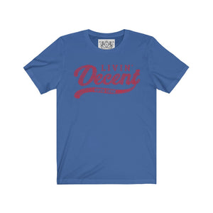 Unisex Jersey Word Cloud w/red print
