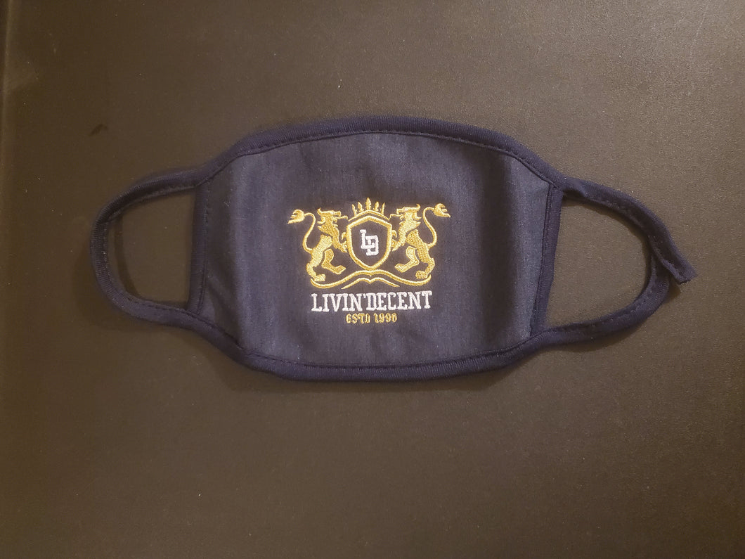 LD Regal Mask Gold/White embroidery