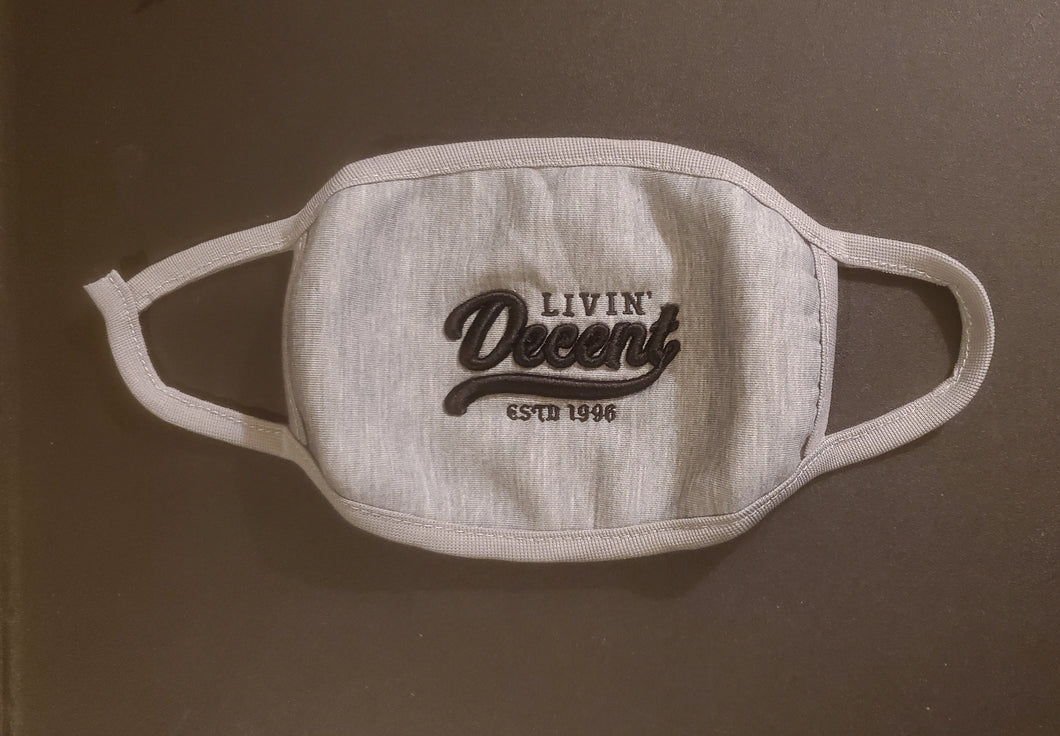 LD Mask Black embroidery