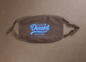 LD Mask Royal Blue embroidery
