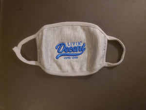 LD Mask Royal Blue embroidery