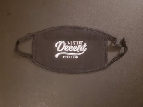 LD Mask Grey embroidery